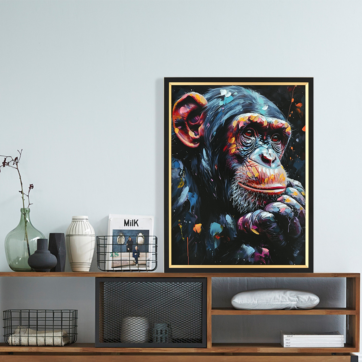 pinakas-toixoy-fb94563-me-korniza-mayri-2