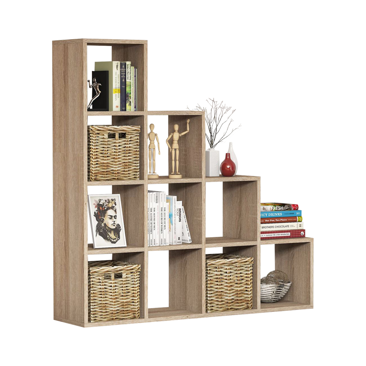 bibliothiki-melaminis-sonoma-120x30x1236